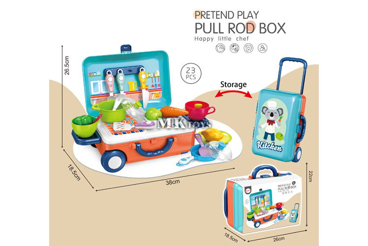 Rod box. Pretend Play Pull Rod Box. Набор детских инструментов Pull Rod Box.