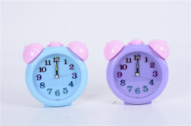 mki450422 clock 圆型卡通闹钟 mktoys.