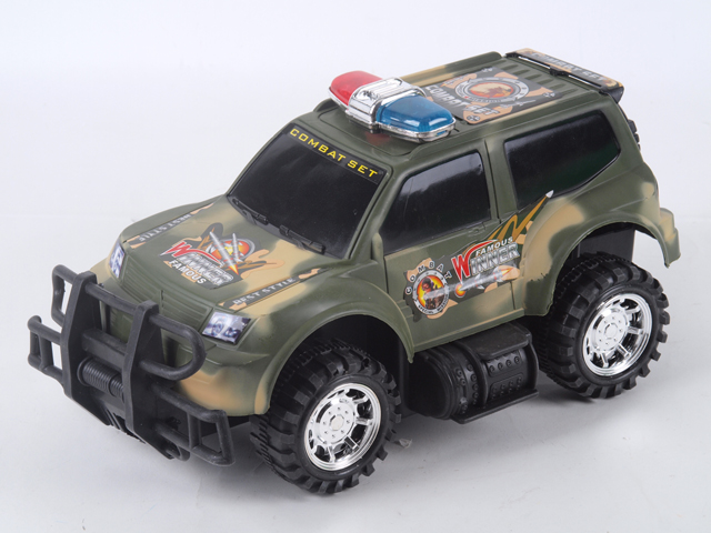 mkb338884 friction cross-country car 迷彩惯性越野警车 mktoys